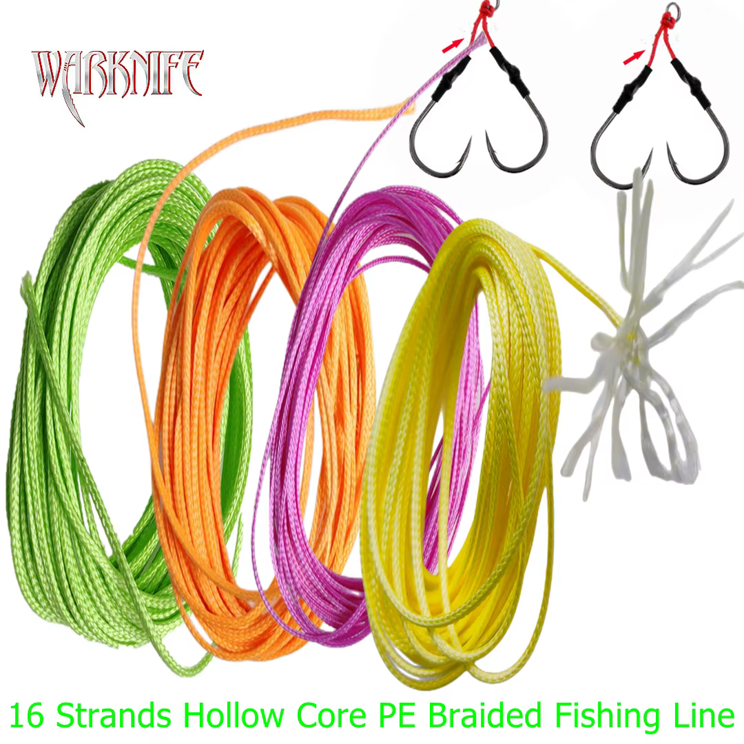 Trenza PE Warknife para jig – Multifilamento de alta resistencia