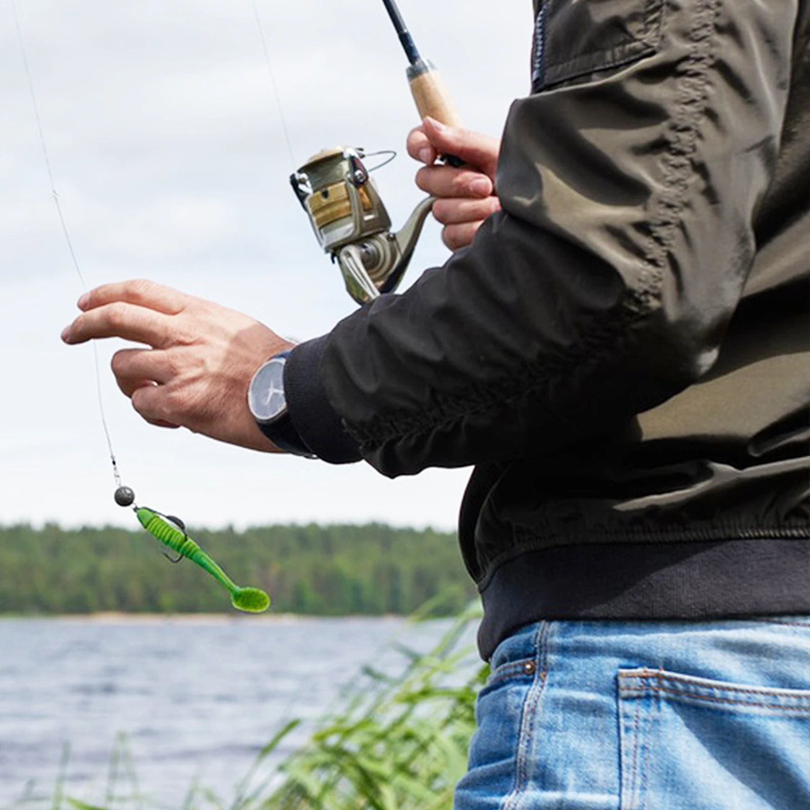 Cabezas de jig Twistlock Free Fisher anti-enredos para vinilo - imagen 2