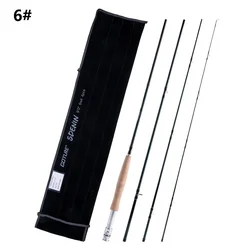 Goture caña de pesca fibra de carbono 2.7m – 4 secciones para trucha y lubina