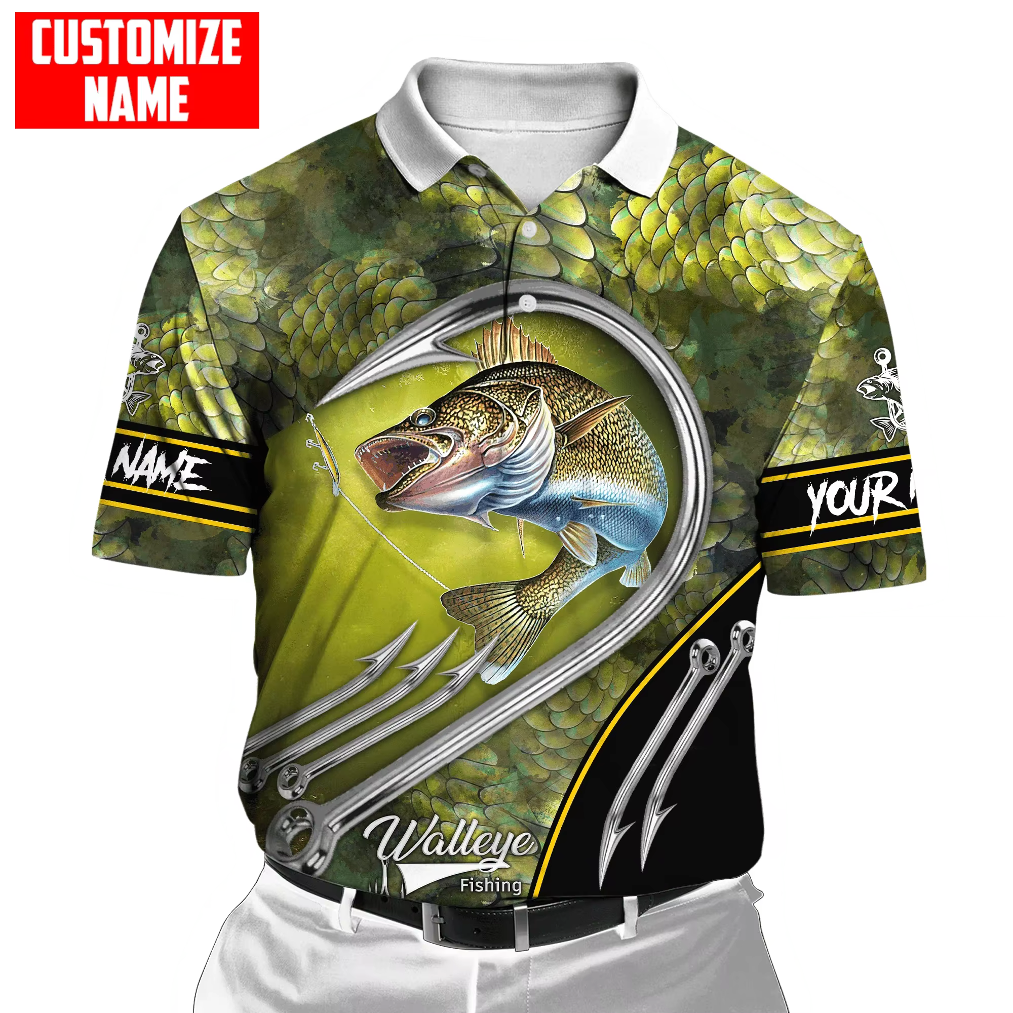 PLstar Cosmos Polo Pesca Wahoo 3D Personalizado - imagen 5