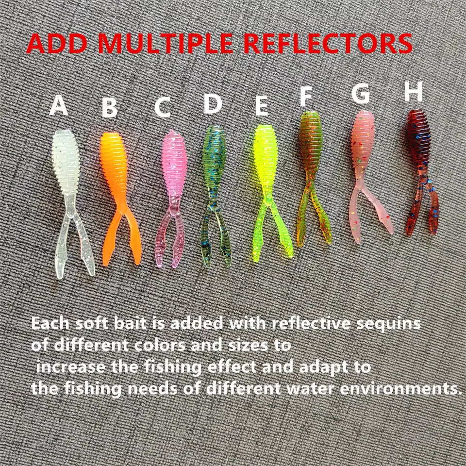 MUKUN Swimbait doble cola – 3,6 cm 0,4g para lucio - imagen 5