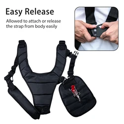 Arnés doble de nylon para desbrozadora Goture Strap con correa hombro