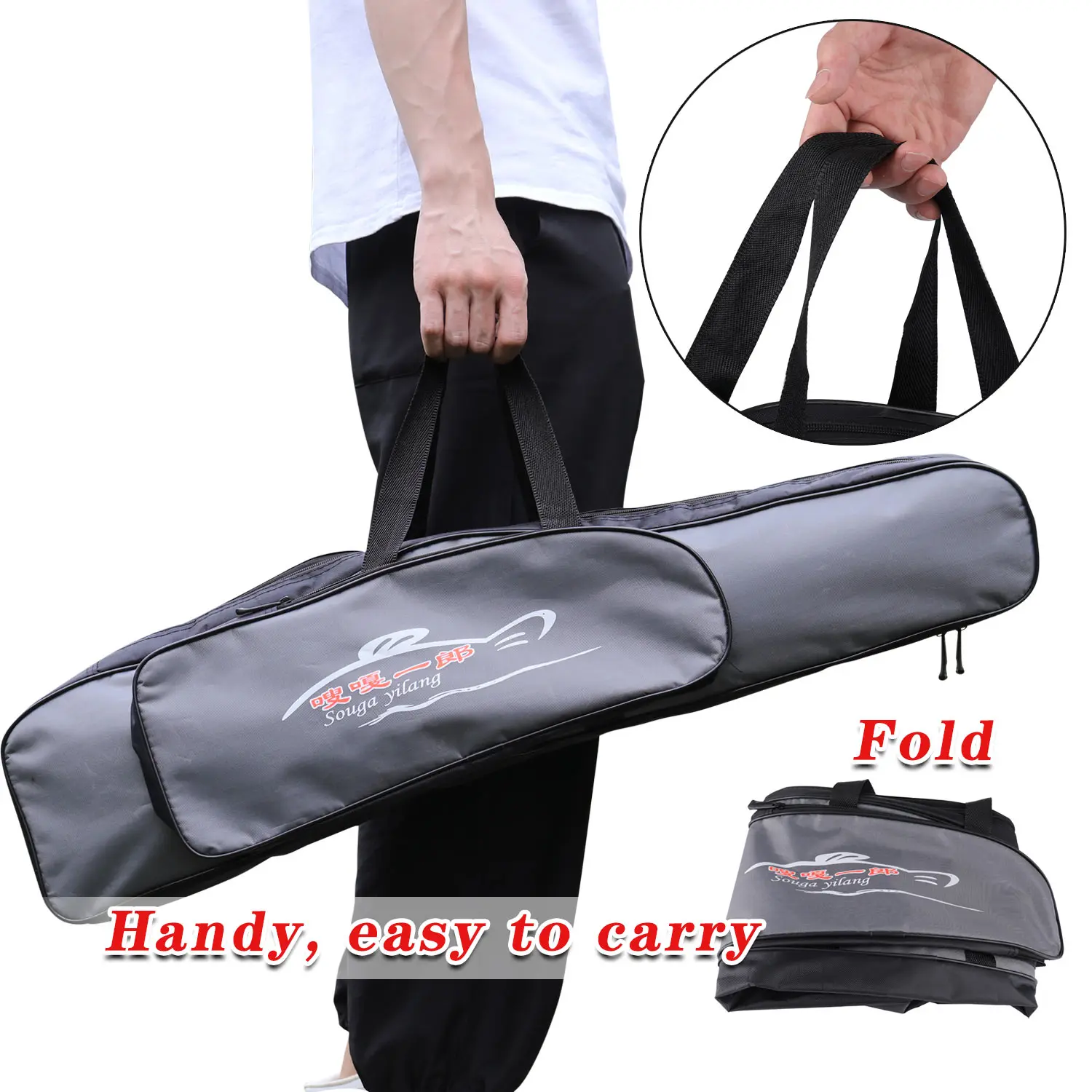 Portacañas Sougayilang – Bolsa acolchada para transporte exterior - imagen 3
