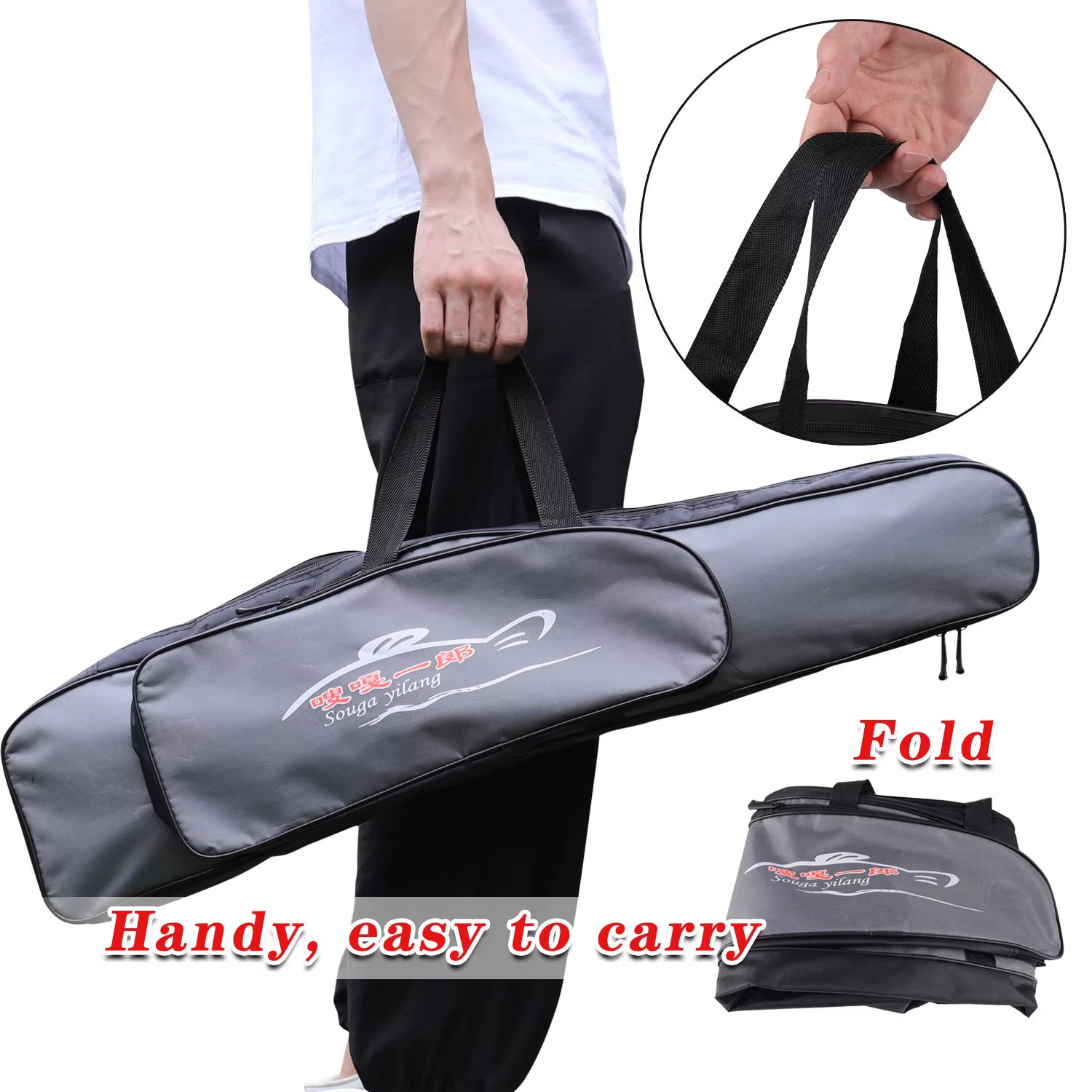 Portacañas Sougayilang – Bolsa acolchada para transporte exterior - imagen 3