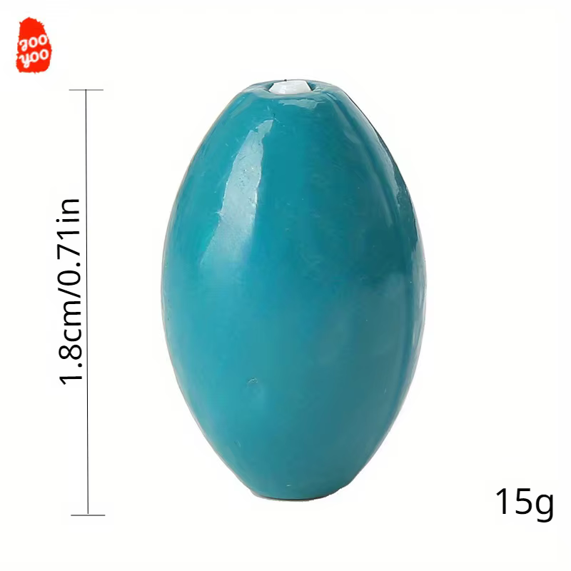 Plomos Oliva con Núcleo de Plástico – Anti-desgaste para Aparejo Texas - imagen 5