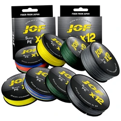 JOF X12 Sedal Trenzado PE – Alta resistencia para pesca deportiva