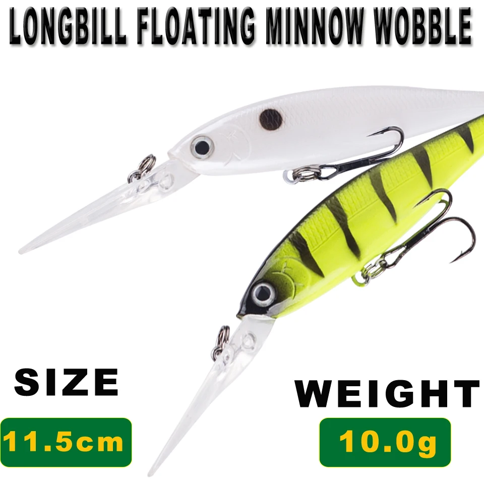 Señuelo CCLTBA Minnow en acción de natación