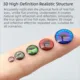 Hoja de ojos holográficos 3D adhesivos para señuelos y vinilos - imagen 2