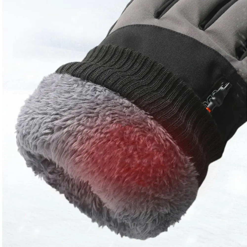 Guantes térmicos impermeables a prueba de viento con pantalla táctil - imagen 3