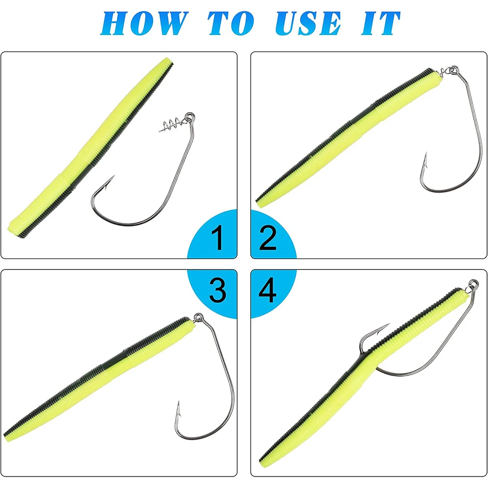 Anzuelos con púas para swimbait – Acero al carbono - imagen 5