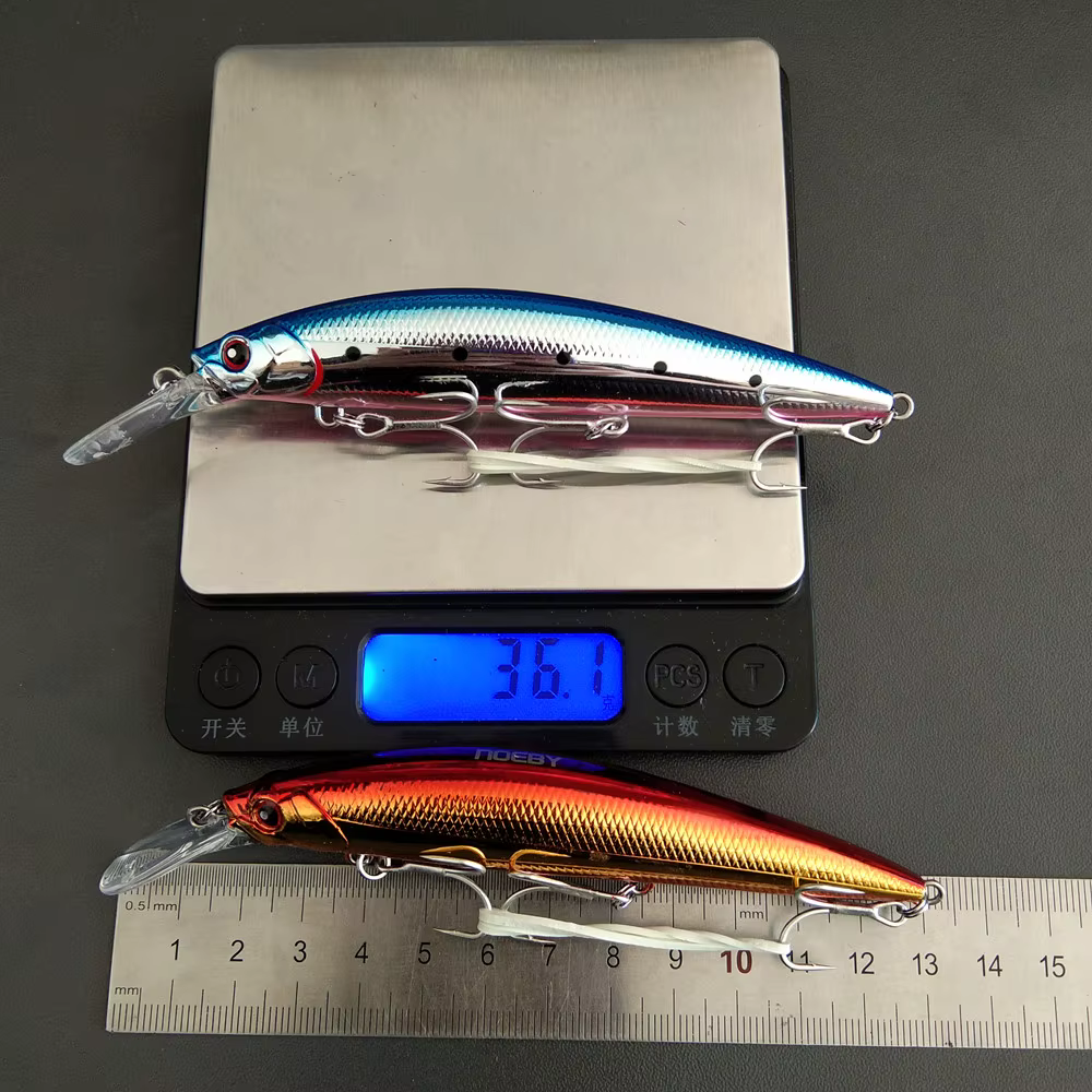 Noeby Minnow Wobbler 11cm 36g sinking lubina y trucha - imagen 4