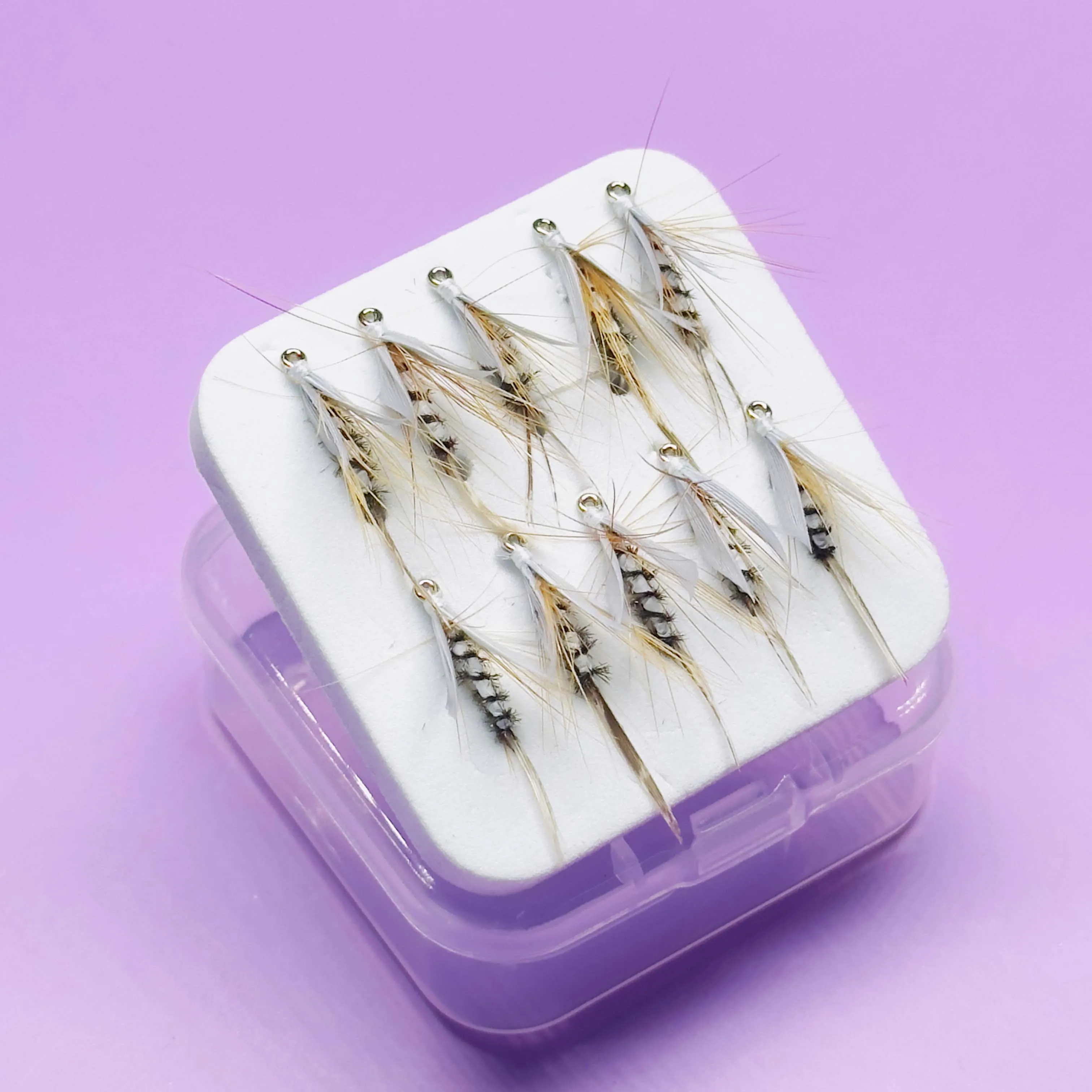 Mosca húmeda biónica para pesca: trucha, salmón y lubina - imagen 5