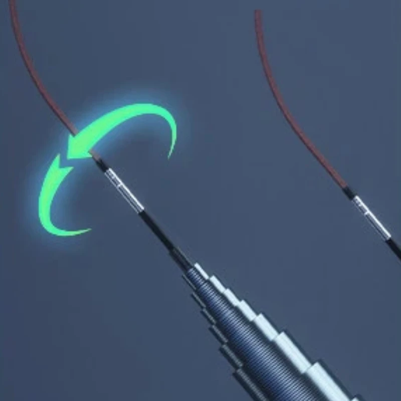 Caña ultraligera portátil de carbono resistente y polivalente - imagen 3