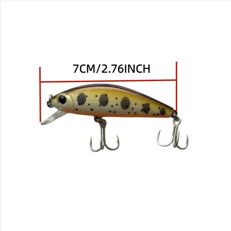 MEGAIMABASS señuelo minnow sumergible Ito Shrimp, boca biselada - imagen 5