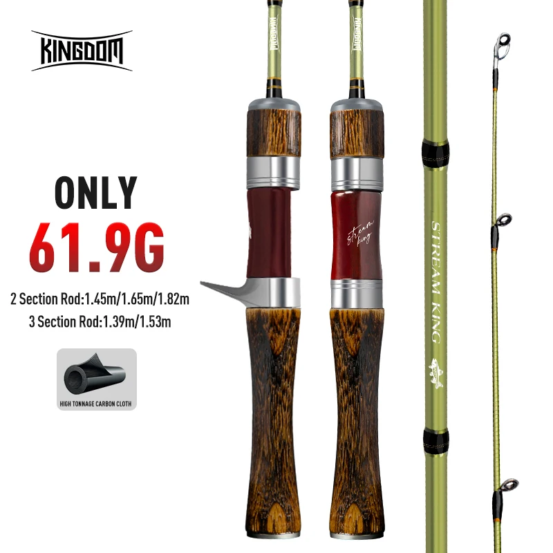Kingdom STREAM KING – Caña de pesca Ultraligera Spinning Casting Viaje