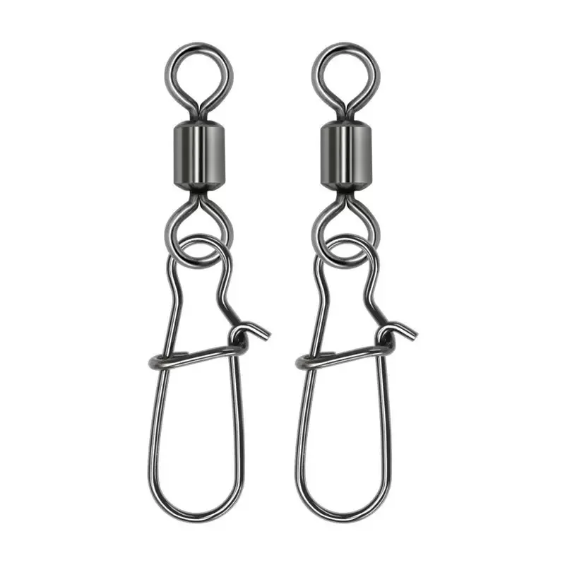 Conectores de pesca giratorios con anzuelo en acero inoxidable - imagen 4
