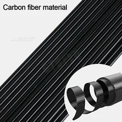 Puntas de repuesto carbono hueco para caña de pescar – 2,7 a 7,7mm