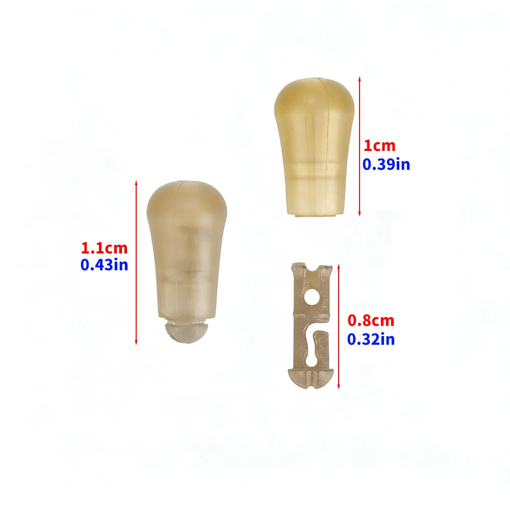 Hirisi Cuentas de goma para montajes Chod Rig y Helicopter Rig - imagen 3