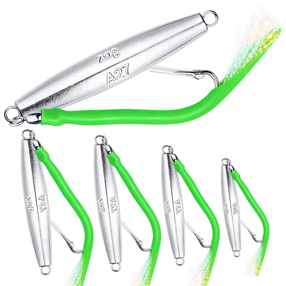 Señuelo cuchara metálica cola tubular para pesca de surf - imagen 4