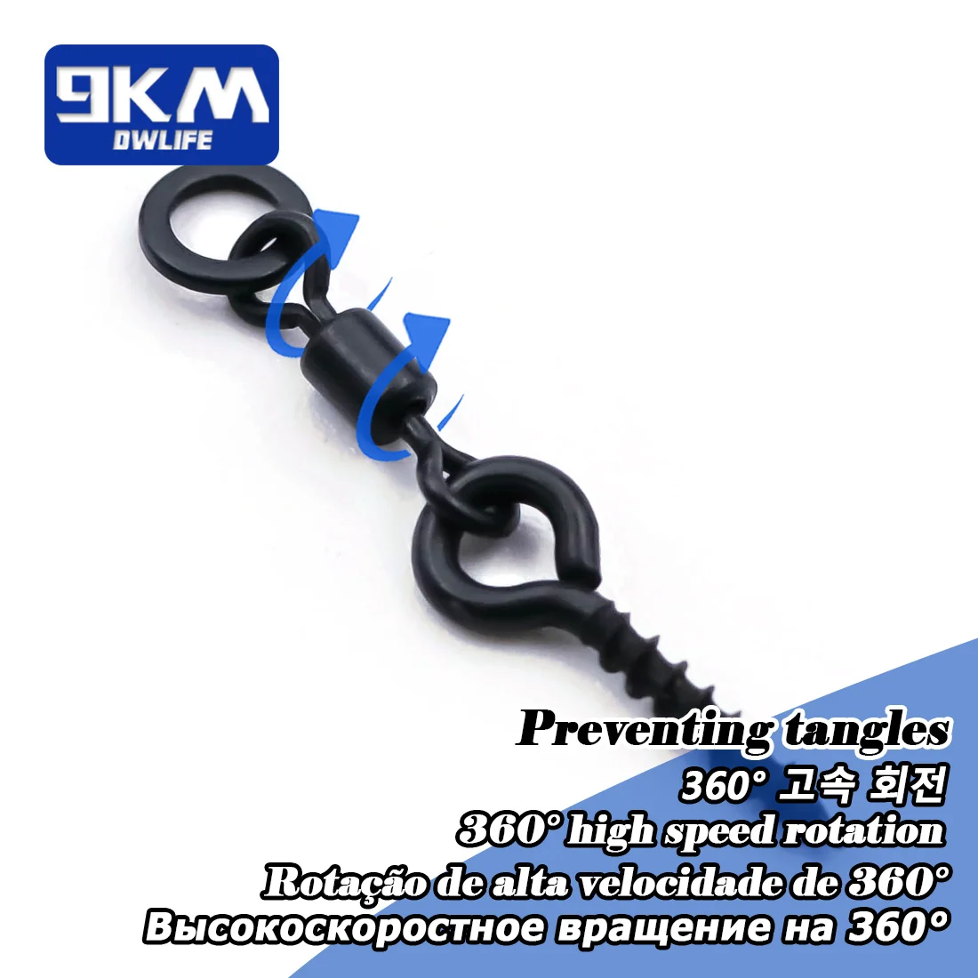 Giratorio con swivel para movimiento natural