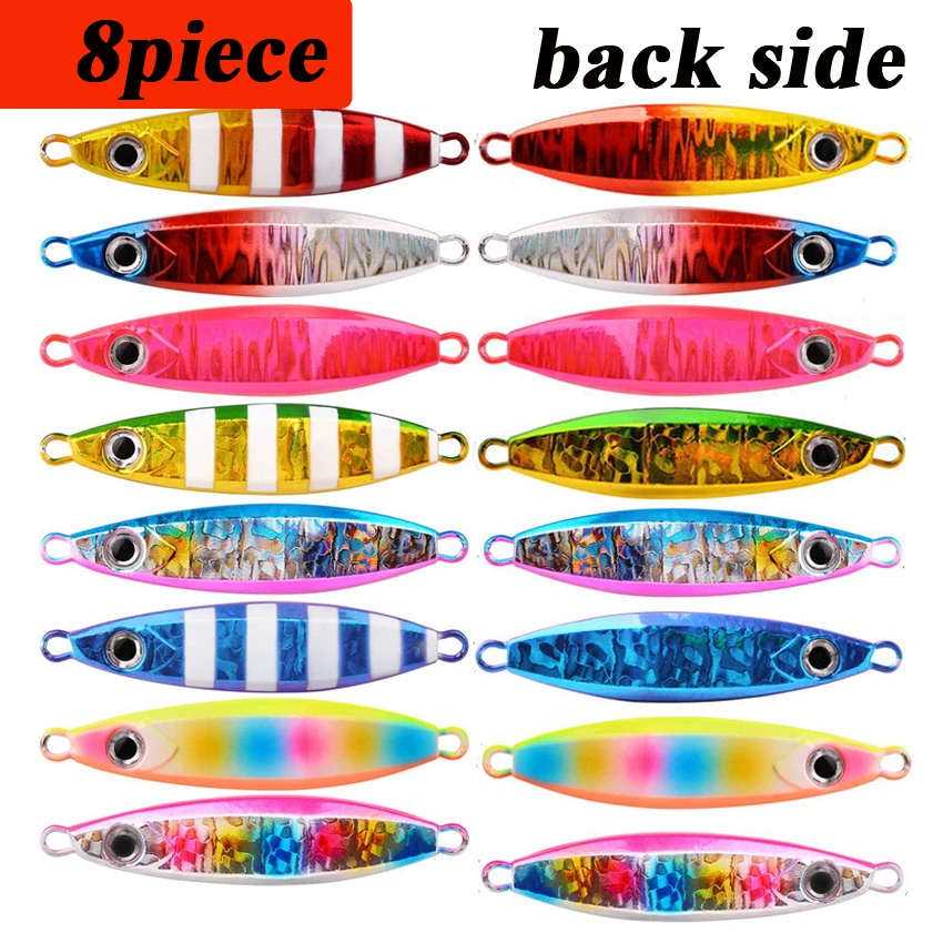 Jig de pesca metálico señuelo para lubina y trucha