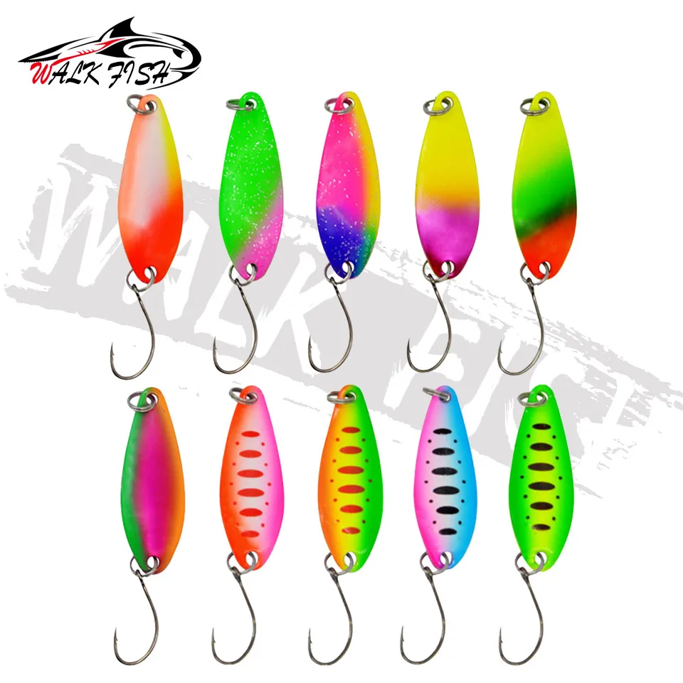 Walk Fish Wobbler para trucha - 40 mm, anzuelo simple - imagen 3