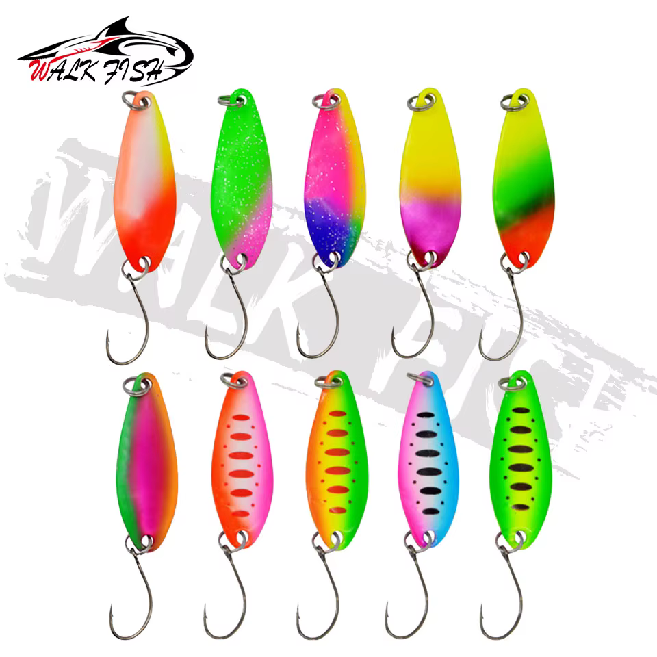 Walk Fish Wobbler para trucha - 40 mm, anzuelo simple - imagen 3