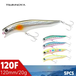 TSURINOYA GORGO 120F – Señuelo flotante para lubina y lenguado