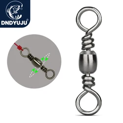 DNDYUJU Conector giratorio de pesca con rodamientos inox