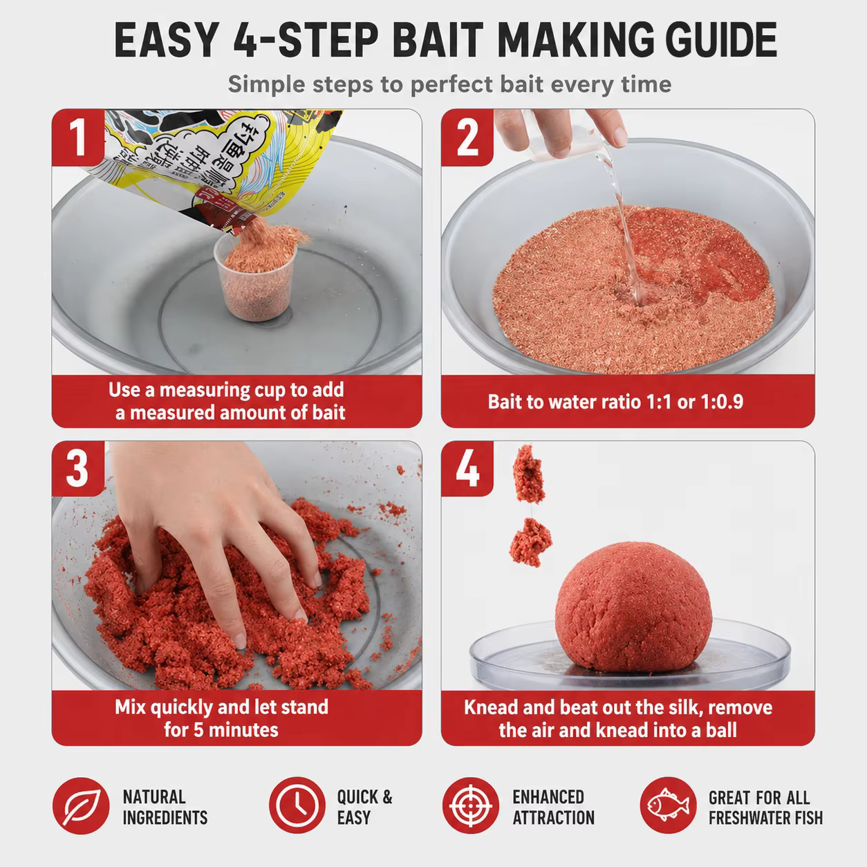Fishing King Tonight Fish – Engodo aromático para carpa y siluro - imagen 2
