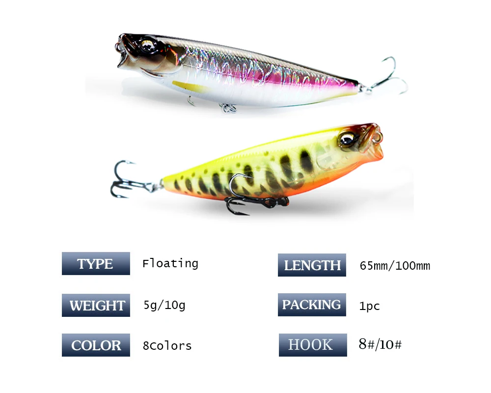 Señuelo flotante JEKEKU topwater