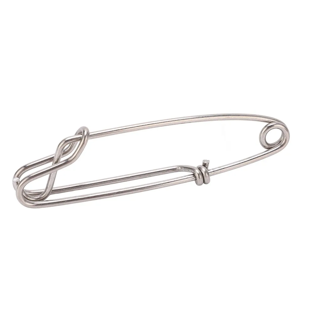 Clips de acero inoxidable con ojo abierto para pesca de atún y crustáceos - imagen 4