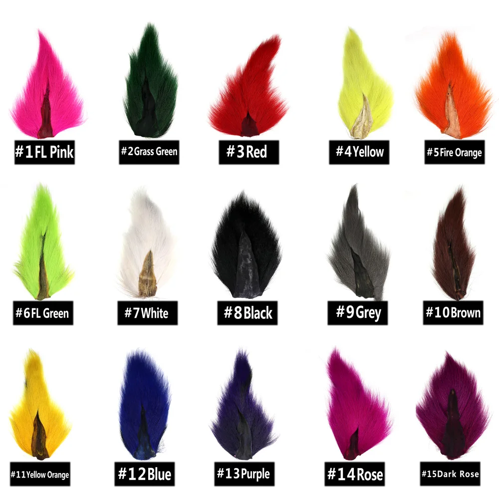 Bucktail para serpentinas y moscas de depredadores