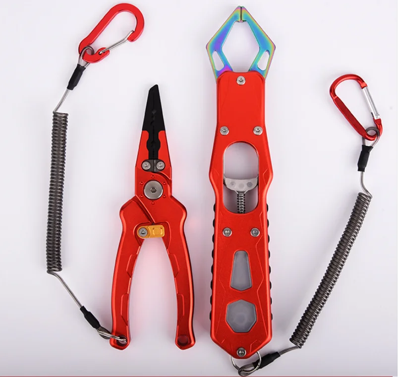 Pinza de pesca extensible NUNATAK de metal resistente con cuerda fija - imagen 4