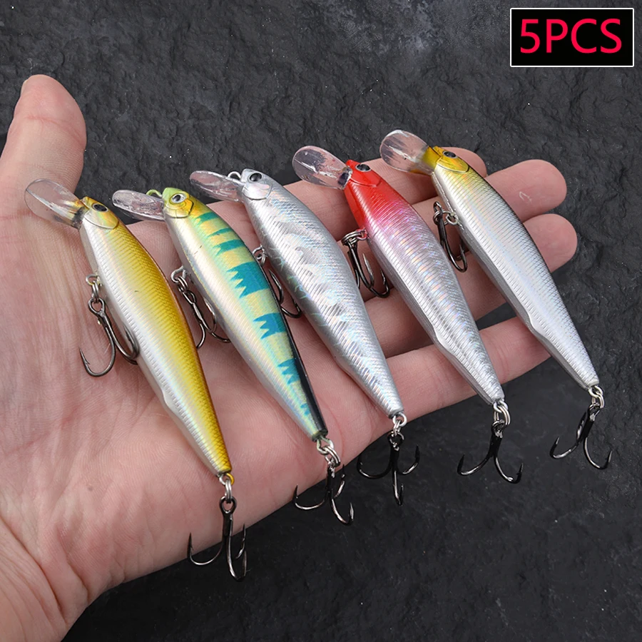 Pack completo de 5 señuelos swimbait con acabados realistas