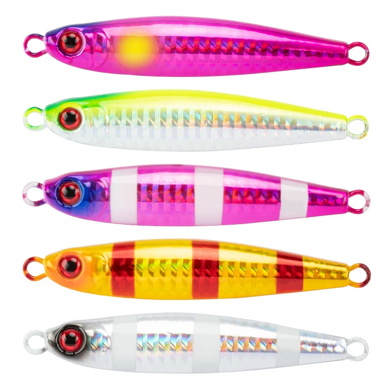 Obsession J119 Micro jig metálico UV láser – Señuelo de costa salada - imagen 5