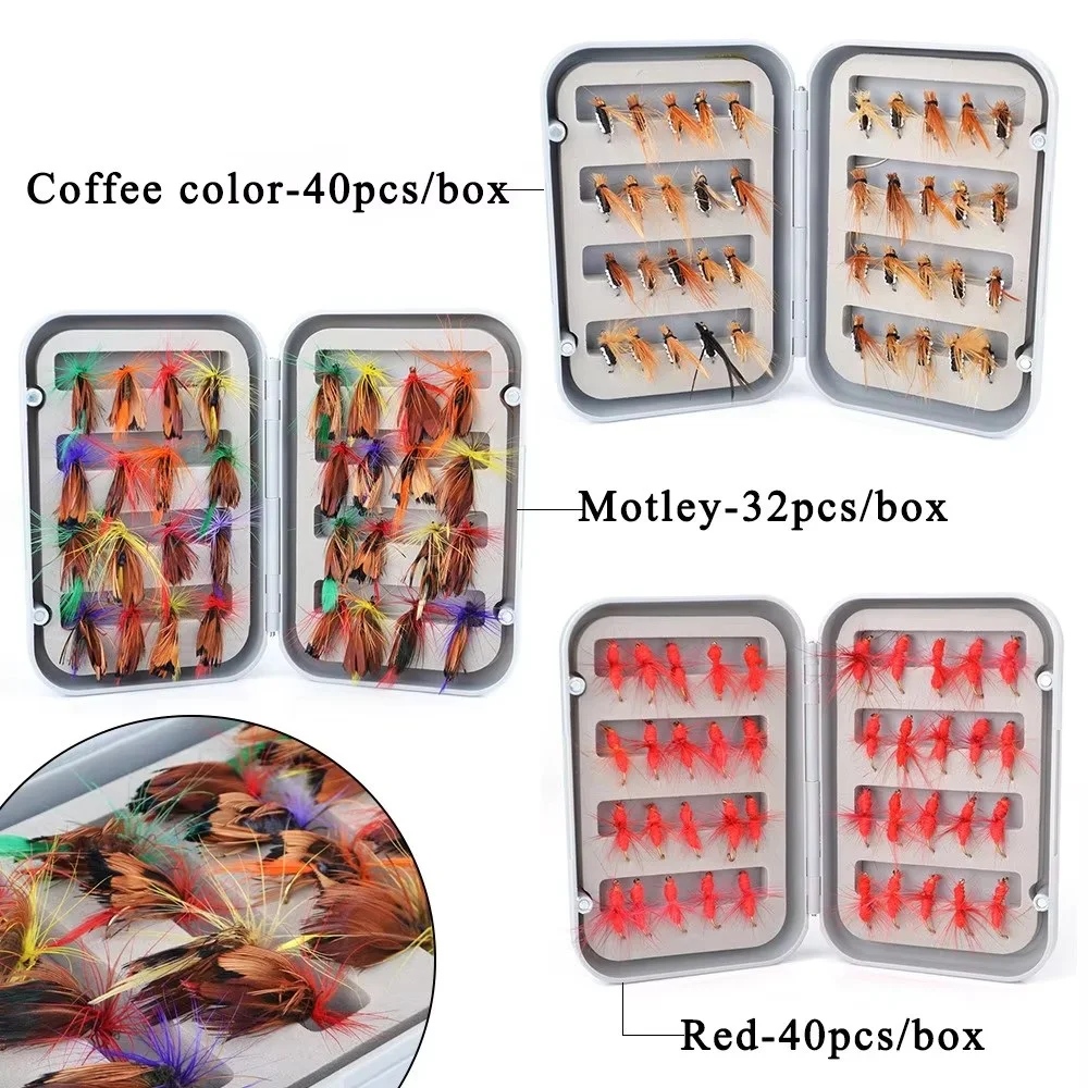 Kit moscas artificiales NGB 32 – Seca y ninfa para trucha - imagen 5