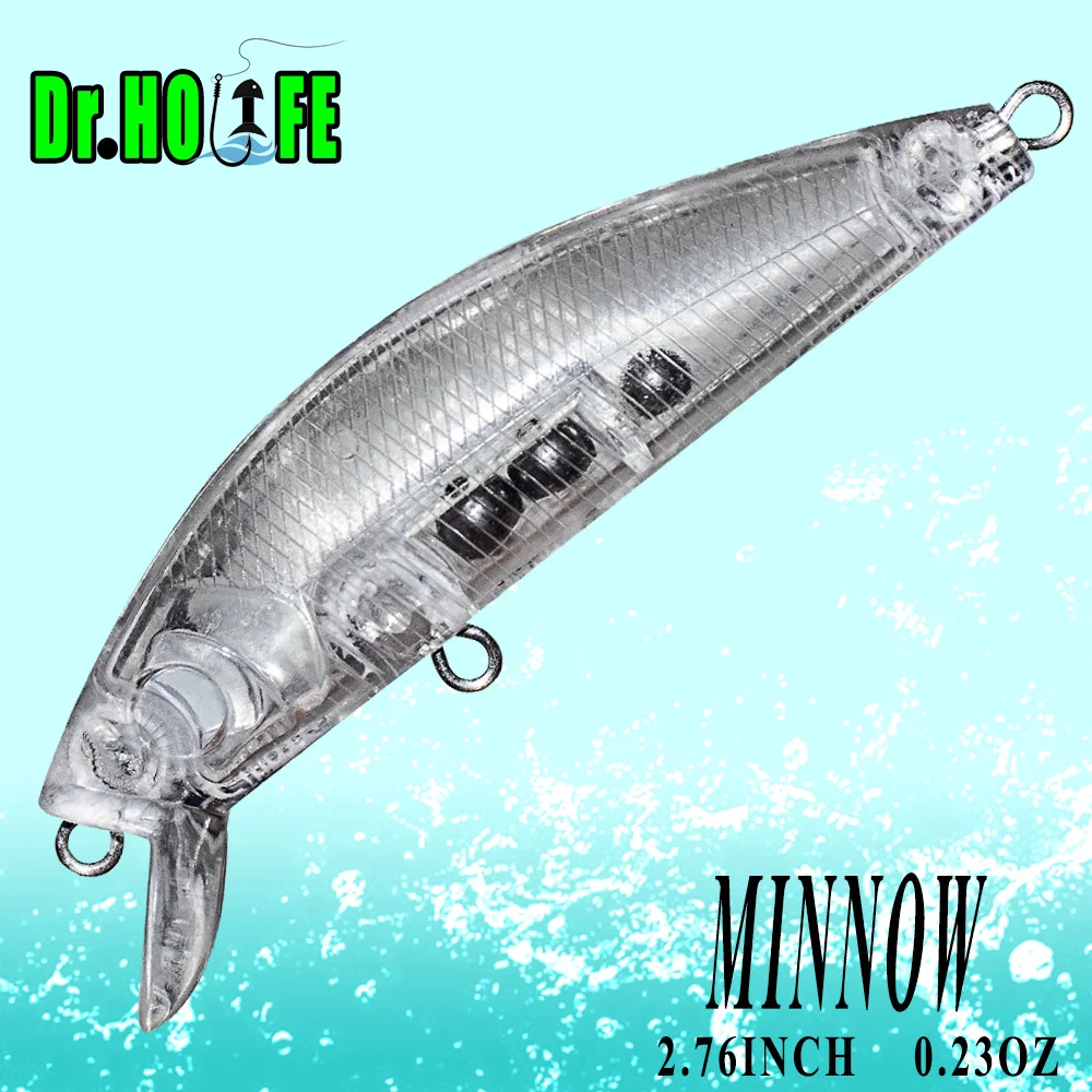 Dr.Holife Señuelo minnow flotante sin pintar para DIY - imagen 4