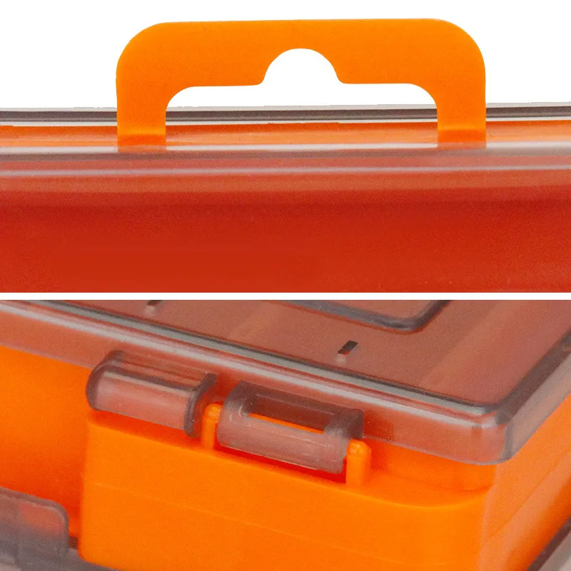 Caja de pesca doble cara WEIHE con compartimentos para señuelos - imagen 4