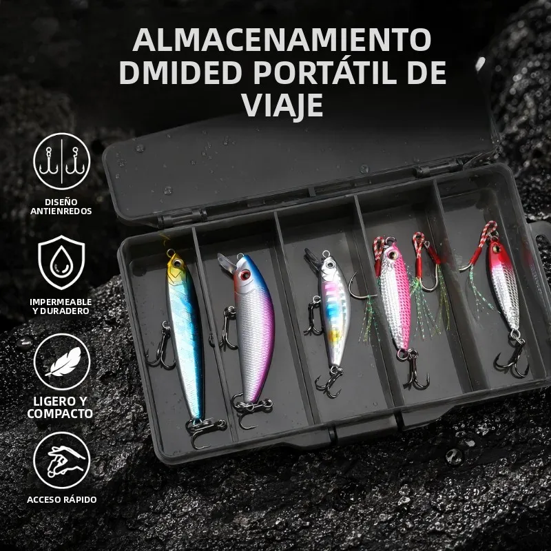 Señuelos de pesca DEUKIO metal lápiz minnow jig crankbait - imagen 4