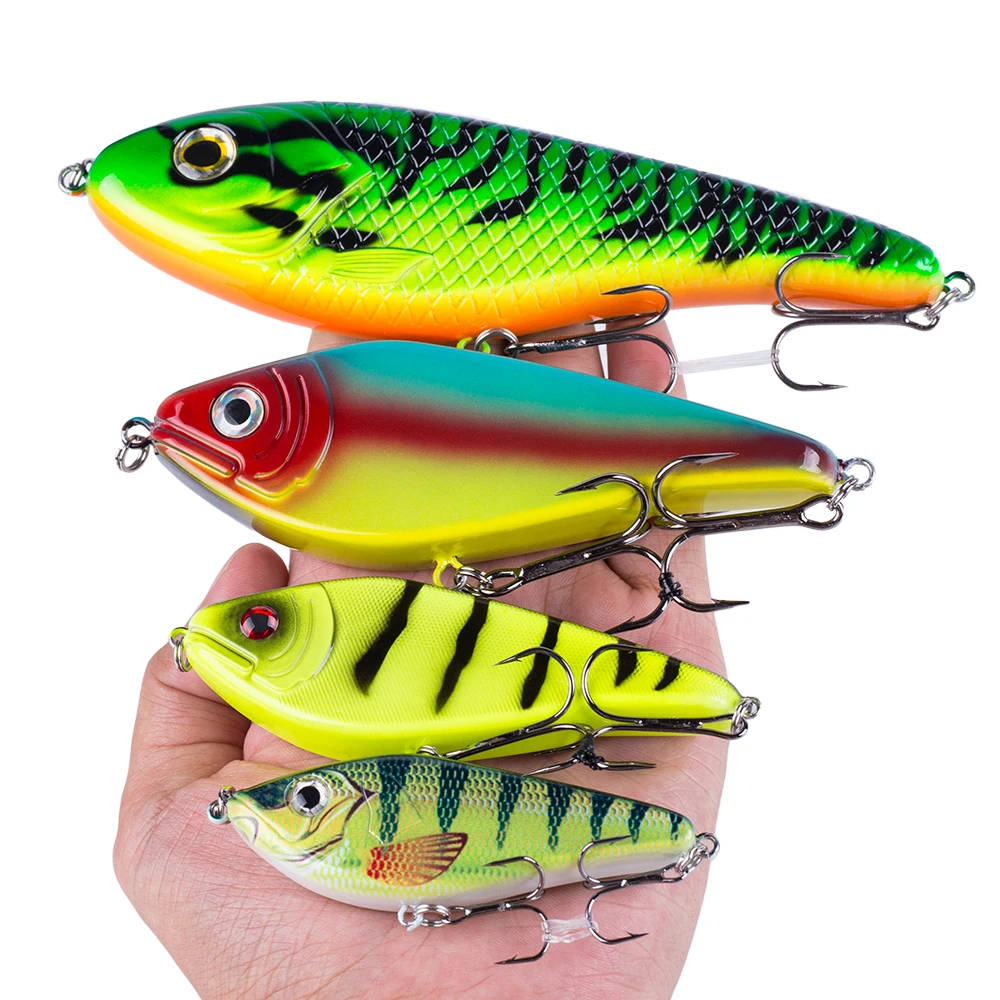 Hanlin Glide Jerkbait – Crankbait duro para lubina y black bass - imagen 2