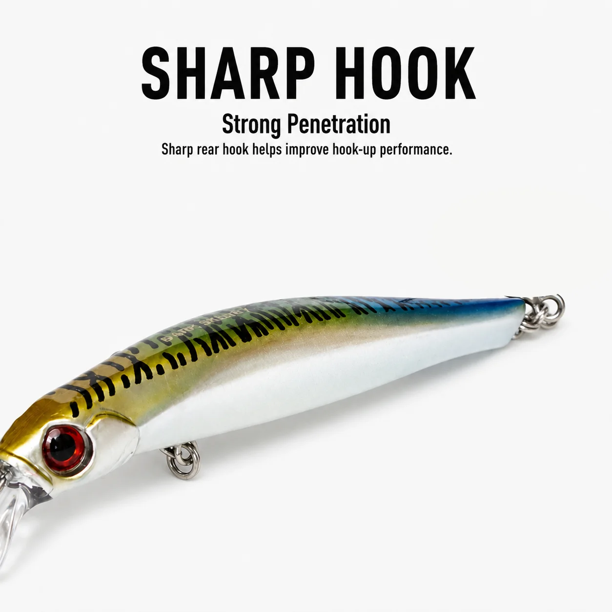 Señuelo Minnow hundimiento Dark Skerry para lubina de larga distancia - imagen 3
