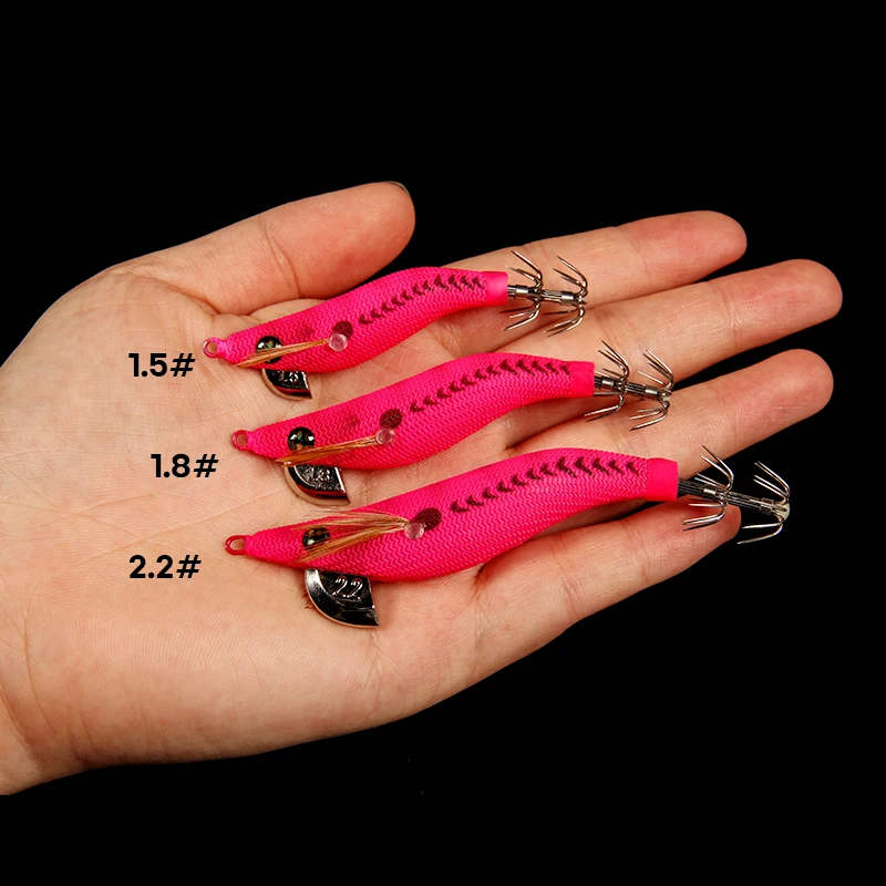 LETOYO Cebo de calamar mini que se hunde luminoso para pesca marina