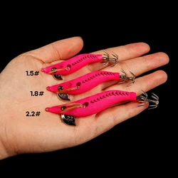 LETOYO Cebo de calamar mini que se hunde luminoso para pesca marina