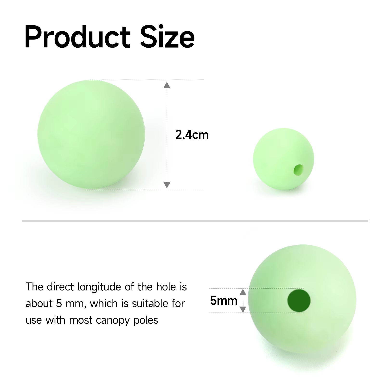 SANLIKE Funda impermeable luminosa para puntera de caña - imagen 3