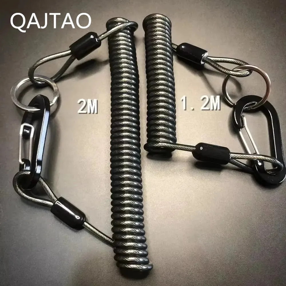 QAJTAO Cuerda retráctil para pesca con cable de acero - imagen 2