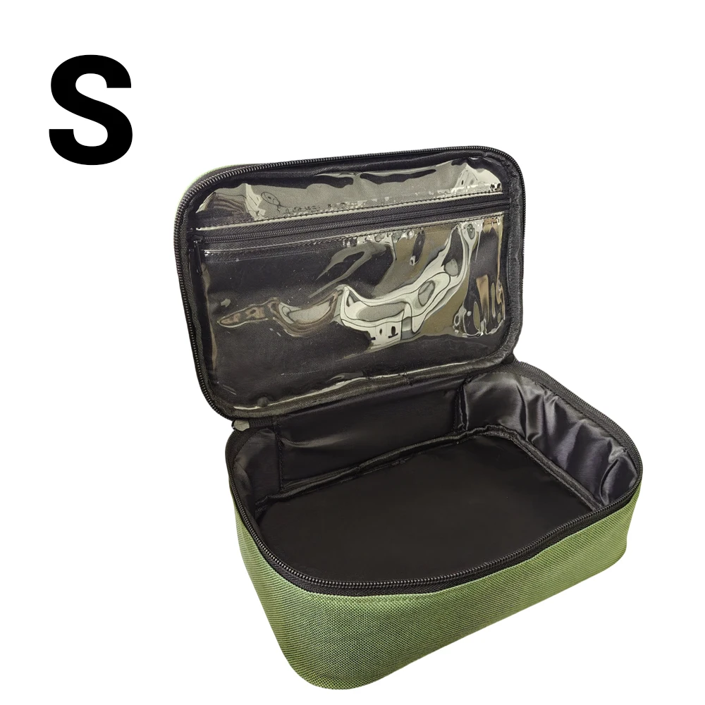 Bolsa de pesca militar verde gran capacidad con estuche para carrete - imagen 5