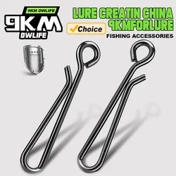 Clips a Presión 9KM para Pesca – Acero Inoxidable Marino