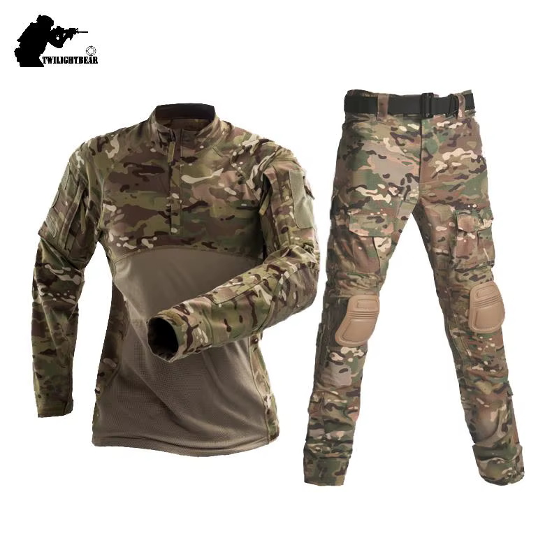 Flog A2F218: Traje táctico camuflaje para Airsoft con rodilleras - imagen 2