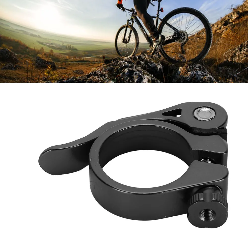 Abrazadera de sillín bicicleta aluminio – ajuste rápido - imagen 3